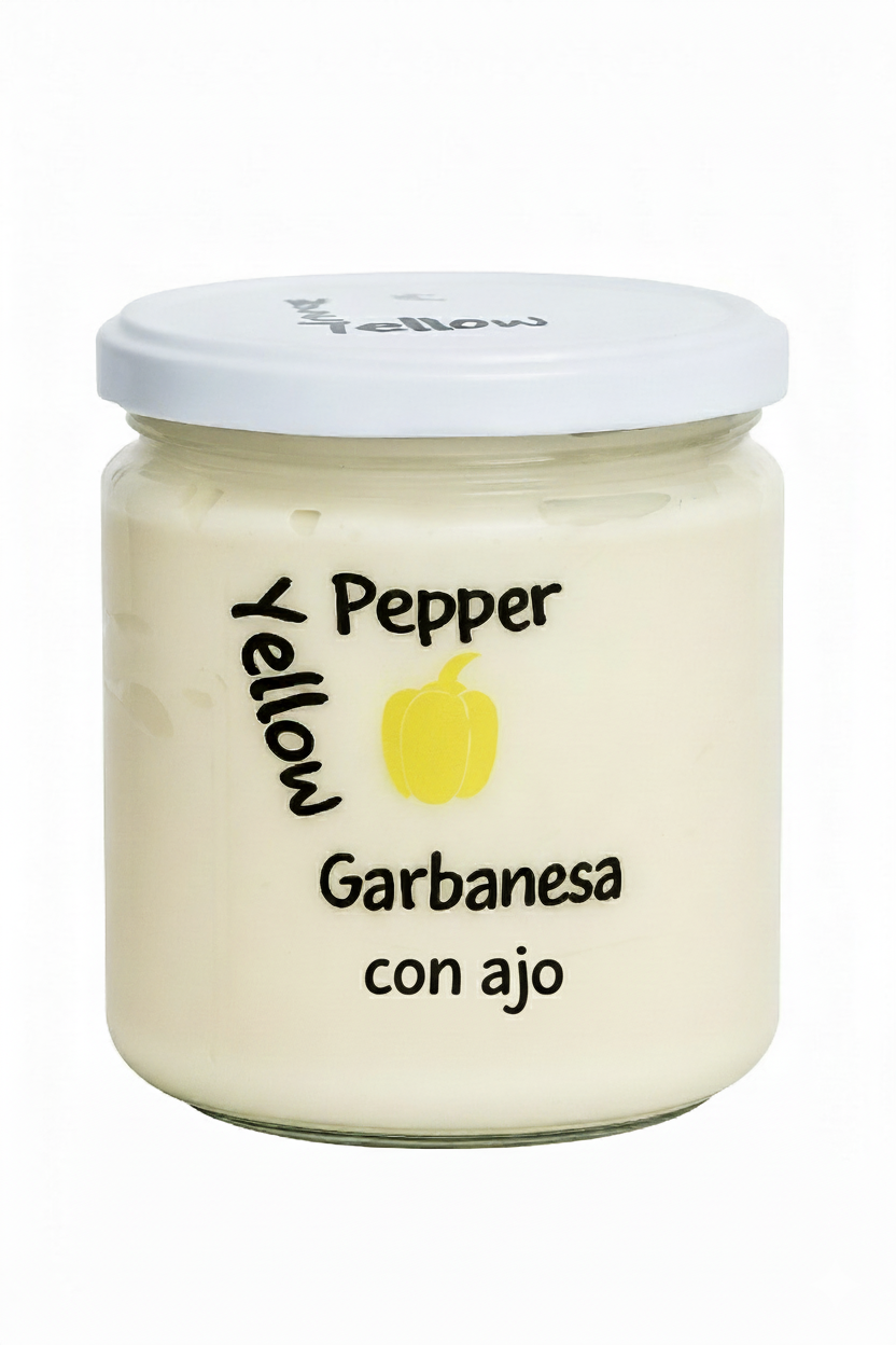 Mayonesa Vegana con Ajo Garbanesa