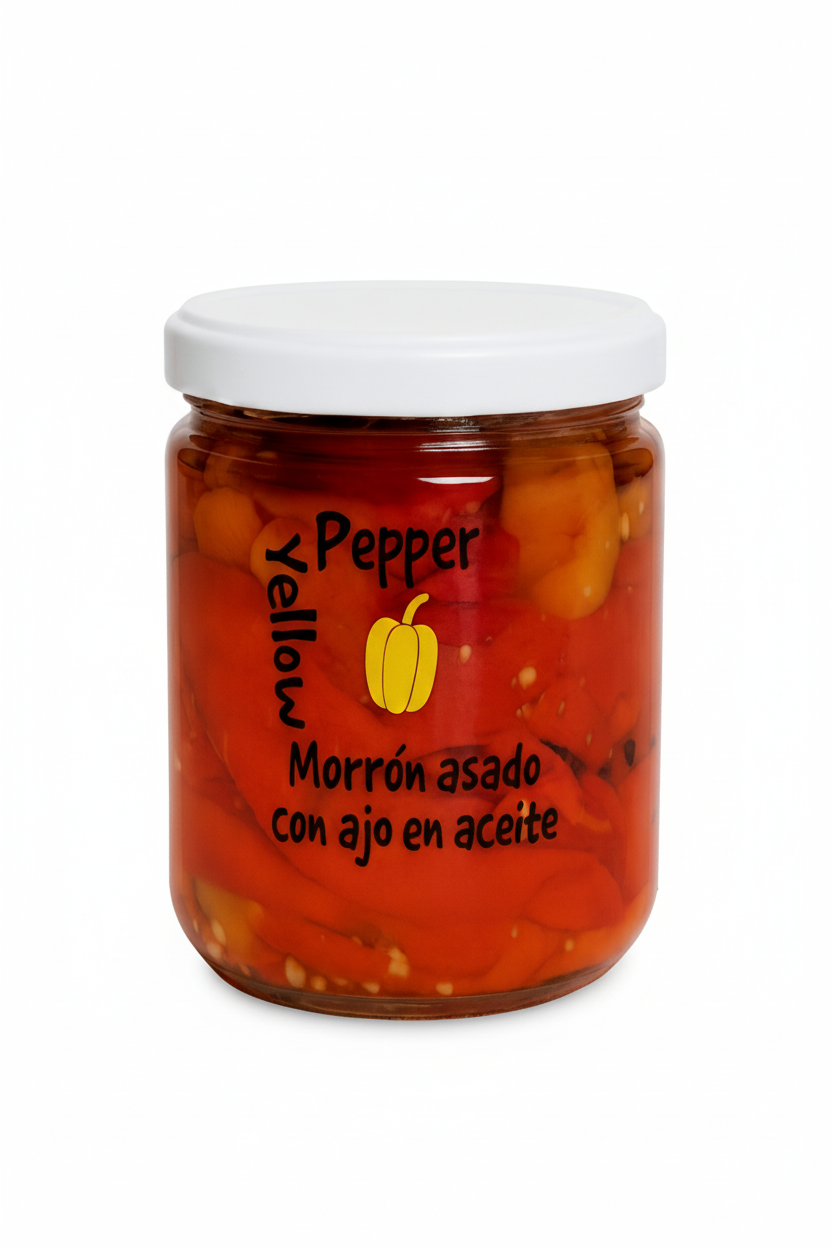 Morrón Asado con Ajo